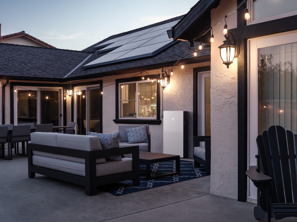Powerwall backing up a home during an outage